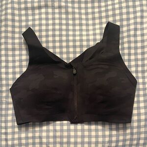 Lululemon Athletica Zip-up Black Sports Bra